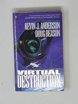 KEVIN J. ANDERSON & DOUG BEASON SIGNED 1ST - Virtual Destruction Foto 1 de 4