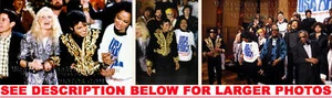 FOTOS DE MICHAEL JACKSON WATWorld con AMIGOS 3 RARAS 8x10 - Imagen 1 de 1
