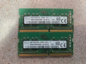 Memoria RAM/SO-DIMM para computadora portátil SK Hynix 16 GB (2x8 GB) PC4-2400T - - Imagen 1 de 1