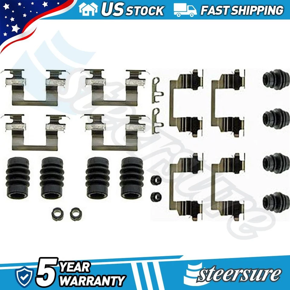 Kit de herrajes de freno de disco delantero trasero para Chevrolet Malibu 2007-2012 Foto 1 de 4