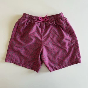 Vilebrequin Boys Swim Trunks Size 14 Turtle Print Pink Green EUC - Picture 1 of 16