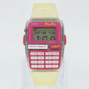 NOS CASIO DBC-63 POSTPET PRODUCTS TRANSPARENT CALCULATOR VINTAGE DIGITAL 1997 - Picture 1 of 13
