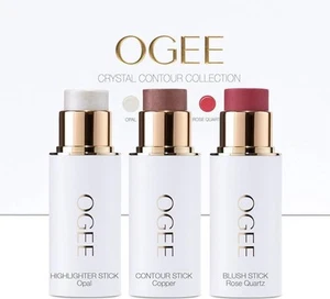 OGEE Crystal Contour Collection Trio-Copper, Rose Quartz, Opal (40% OFF MSRP) - Picture 1 of 11