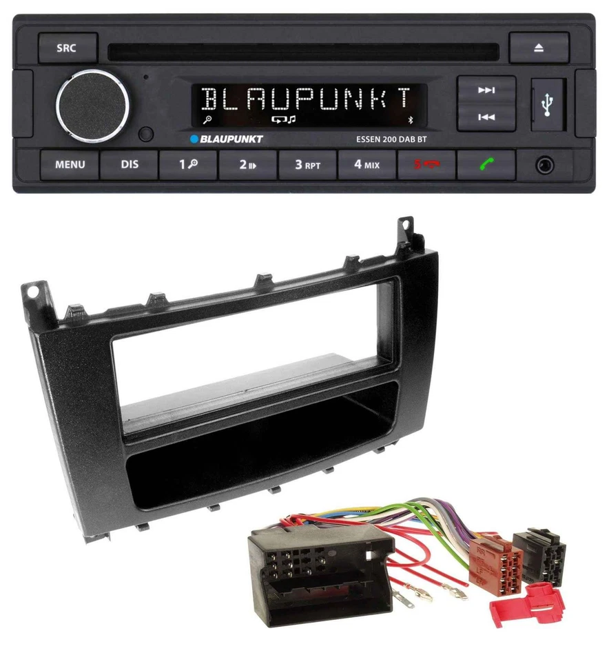 Blaupunkt USB MP3 Bluetooth DAB CD Autoradio für Mercedes CLK W209 C-Klasse W203 - Bild 1 von 4