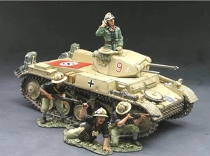 NIB King & Country AK030 German Afrika Korps Panzer II Tank & Infantry Support - Picture 1 of 17