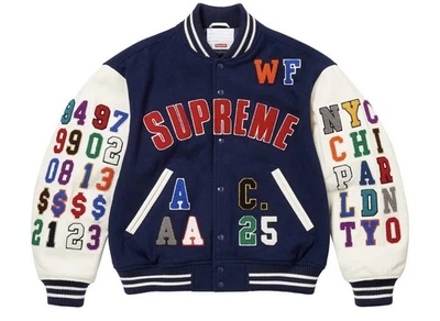Chaqueta Universitaria Supreme Praise Pequeña SS25 Foto 1 de 3