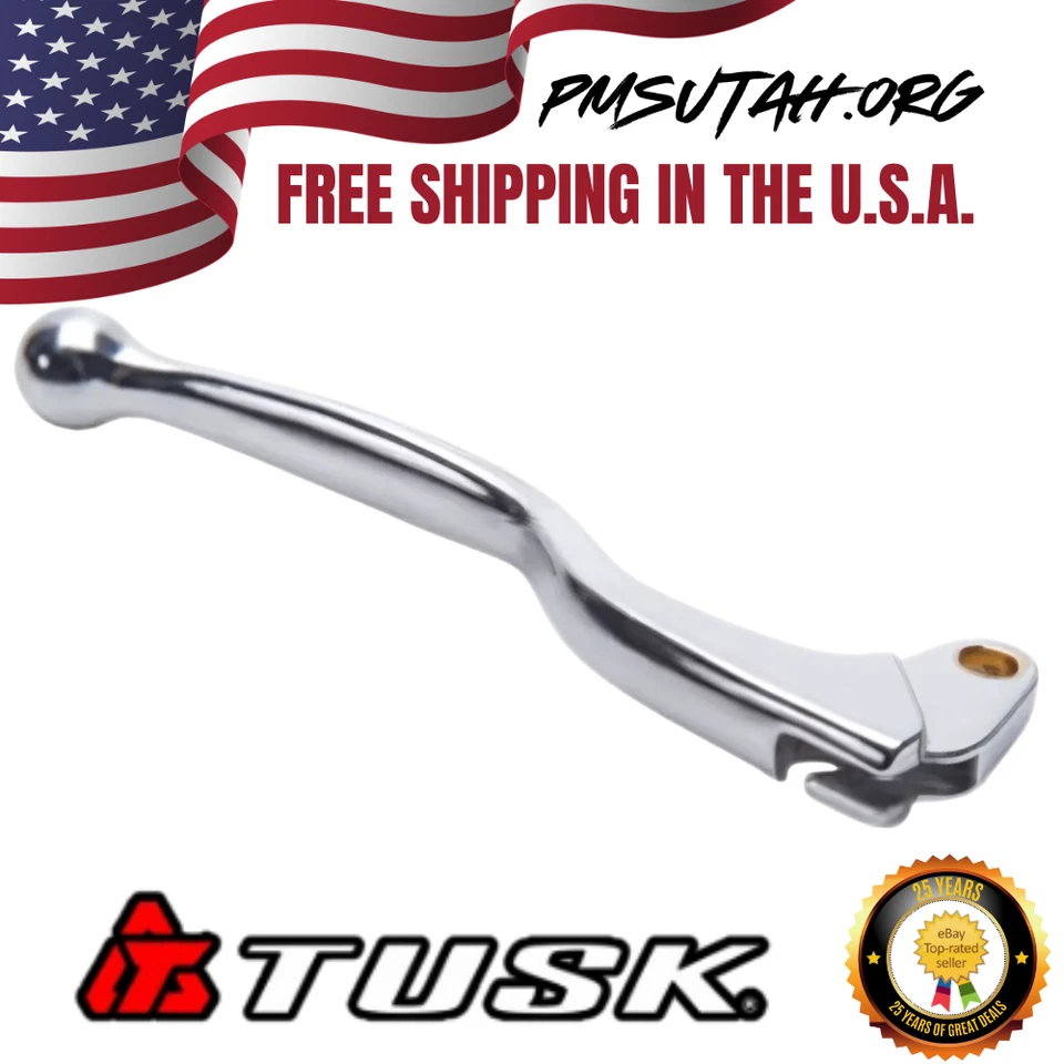 Palanca de freno Tusk 1982 Suzuki RM465 RM 465 1983–1984 RM500 1982–1985 RM80 plateada Foto 1 de 2