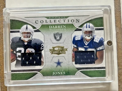 2008 Donruss Threads #RCCM-14 Felix Jones/Darren McFadden Raiders RC JSY 305/500 - Image 1 of 3