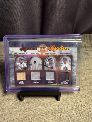 Leaf Bronx Legacy 2025 - Season Leaders Jeter/Rivera/Williams/Knoblauch/35 Foto 1 de 4