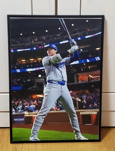 MLB Shohei Ohtani 2024 MVP A3 Poster with Frame - Los Angeles Dodgers - Picture 1 of 3