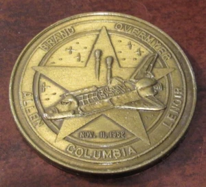STS-5 1981 Landing Space Shuttle Columbia NASA Token - Imagen 1 de 2