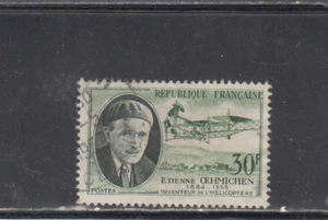 FRANCE : 1957 - USED - SCOTT # 824 AVIATION (1) - Picture 1 of 1