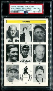 PSA 8.5 NM MINT+ 1985 KTO WHOOZIT? BROOKS ROBINSON / NITSCHKE / ETC HOF B211 - Picture 1 of 1