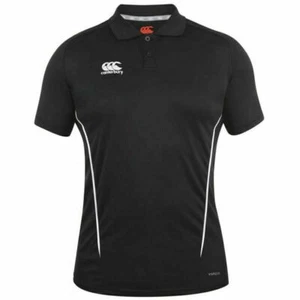 Canterbury Herren schnelltrocknendes Polo - schwarz/weiß - Größe S - Bild 1 von 1