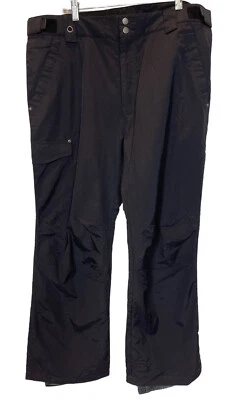 New White Sierra Men's Soquel Black Hiking Shell Snow Ski Pants Sz XL. Inseam 32 - Imagem 1 de 4