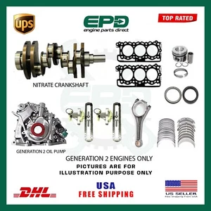 LAND ROVER 306DT JAGUAR NITRATE CRANKSHAFT & TIMING CHAIN KIT + REBUILD KIT 3.0D - Picture 1 of 1