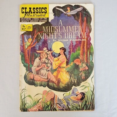 Classics Illustrated Comic Book #87 HRN O 87 A Midsummer Night's Dream GD 2.0 - Image 1 of 4