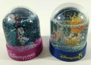 2 X Bola De Nieve Snow Globe Disneyland París Frozen Y Resort París 15 - Imagen 1 de 3