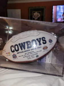 Miles Austin Autographed Football (W/case) #19 JSA Authentication - Picture 1 of 4