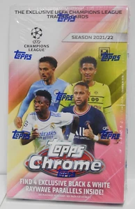 2021-22 Topps UEFA Champions League Chrome Soccer Hobby Lite Box - New / Sealed - Picture 1 of 4