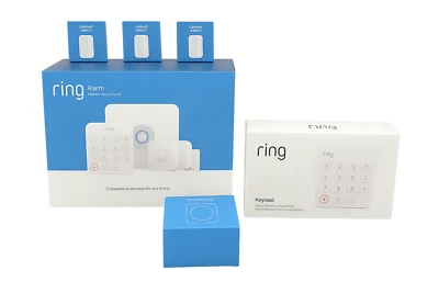 Ring Alarm 14 Piece Kit 2nd Generation Home Security System - White - NEW SEALED - Image 1 of 4