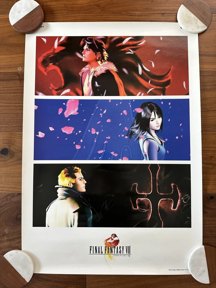 Póster promocional raro de Final Fantasy 8 B2 Foto 1 de 1