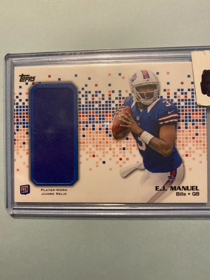 A29,740 - 2013 Topps Rookie Relic Jumbos #RJREJM EJ Manuel Jersey - Image 1 of 1