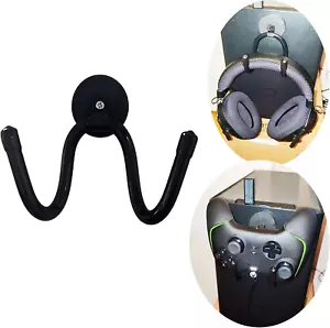 Magnetic Headphone Hanger Stand Mount PC Gaming Headset Headphone Hook - Picture 1 of 12