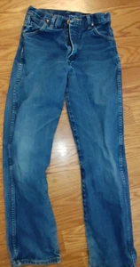 Wrangler Jeans Boys Size 16 Regular Blue Denim Adjustable Waist (N 1193) - Picture 1 of 4