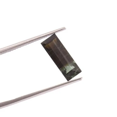 Loose Gemstone Natural Bio Tourmaline Emerald Cut Faceted Baguette A1027 - Image 1 of 3