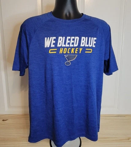 Mens NHL Fanatics St Louis Blues Hockey Short Sleeve Shirt Sz. L Cover