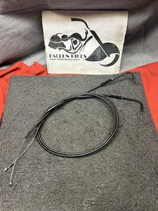 Cables de acelerador Harley Davidson genuinos 45" marca Burly 20200203 2100 / 2101-301 - Imagen 1 de 5