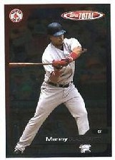 2005 Topps Total Domination Boston Red Sox Baseball Card #300 Manny Ramirez 
