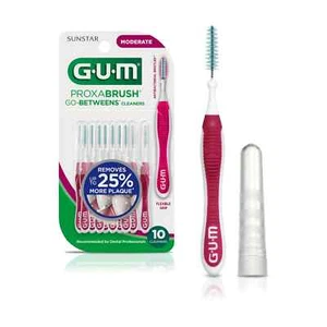 GUM Proxabrush Go-Betweens Cleaners Moderate 10 Count - Picture 1 of 10