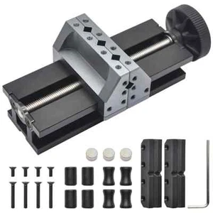 Small Bench Vise Self-centring Vise Benchtop Precision Fixture Flat-necked Vise - Picture 1 of 15