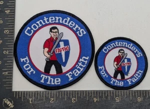 Contenders for the Faith Patch Lot – Sword & Shield – Christian Religious Badge - Picture 1 of 2