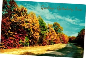 Vintage 1957 Guttenberg Iowa POSTED Postcard - Picture 1 of 2