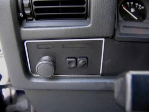 D BMW E30 Chrom Rahmen für Lichtschalter aus poliertem Edelstahl - Picture 1 of 3