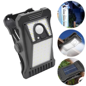 1x LED Solarleuchten Clip On Garten Zaunleuchte Solarlampe Klemmlampe Wandlampen - Bild 1 von 15