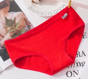 Women's cotton underwear breathable briefs promotion Lady low Nightwear Knickers - Picture 1 of 19