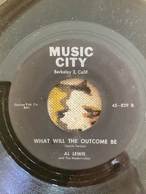 DOOWOP45 AL LEWIS & MODERNISTICS MUSIC CITY 829 REPRO WHAT WILL THE OUTCOME BE.  Foto 1 de 2