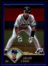 2003 Topps Chrome Julio Lugo Tampa Bay Devil Rays #T94