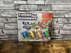 Transformers G1 Micromaster Monster Trucks Patrol Figures MOC 1990 NEW SEALED - Picture 1 of 11
