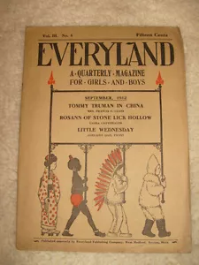 Everyland Quarterly Magazine For Boys And Girls, September, 1912 - Picture 1 of 1