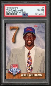 1992-93 HOOPS DRAFT REDEMPTION WALT WILLIAMS PSA 8 NM-MT - Picture 1 of 2