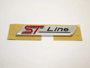 1 Scritta Stemma ST LINE Laterale Logo per Ford Fiesta Focus Puma Originale OEM - Picture 1 of 1