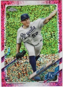 KRIS BUBIC RC 2021 TOPPS CHROME MAGENTA SPECKLE ROOKIE REFRACTOR /350 CARD # 20 - Picture 1 of 2