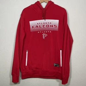 Atlanta Falcons Rojo Blanco Equipo NFL Ropa Pullover Sudadera con Capucha Hombres Talla Grande - Imagen 1 de 6