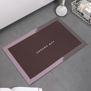 Kitchen Bath Carpet Absorbent Quick-Drying Crystal Velvet Decor Non-slip