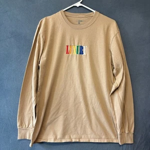 Fashion Nova Luxury Shirt Mens Large Long Sleeve Embroidered Pride Rainbow Color - Picture 1 of 5